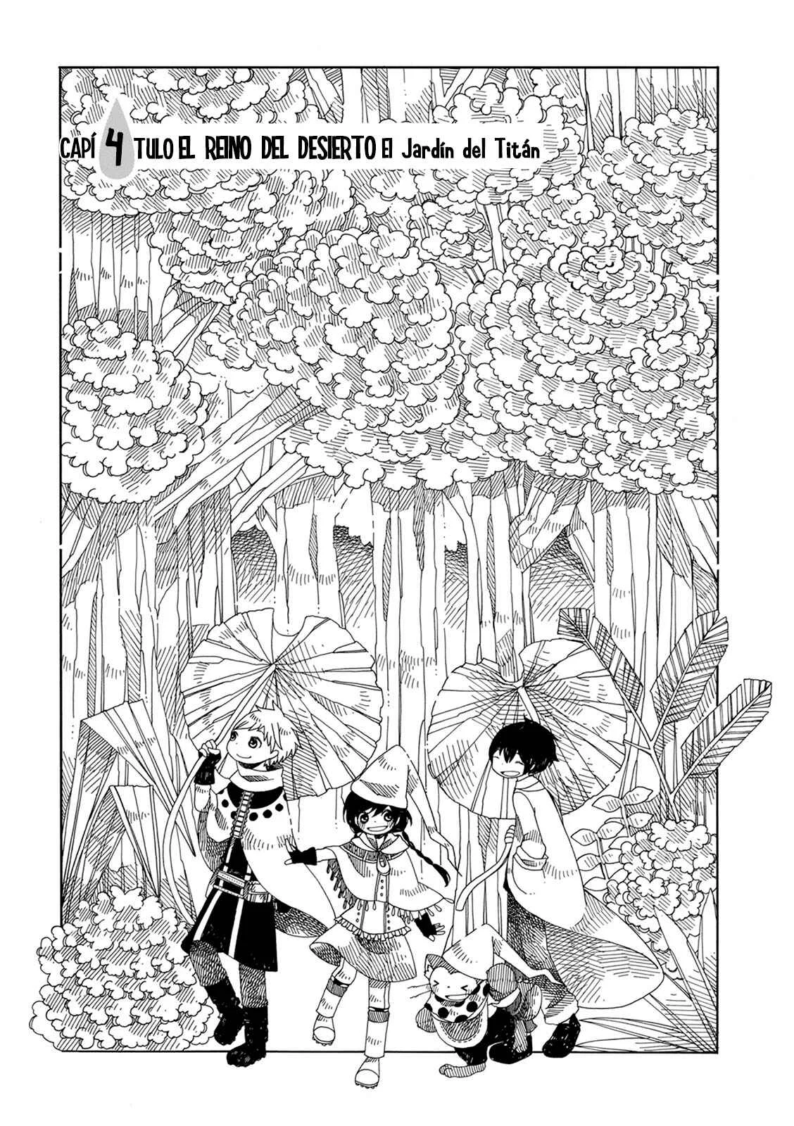 Ame to Hare no Kaze no Tabi Capítulo 4: El reino del bosque El Jardín del Titán - Page 2