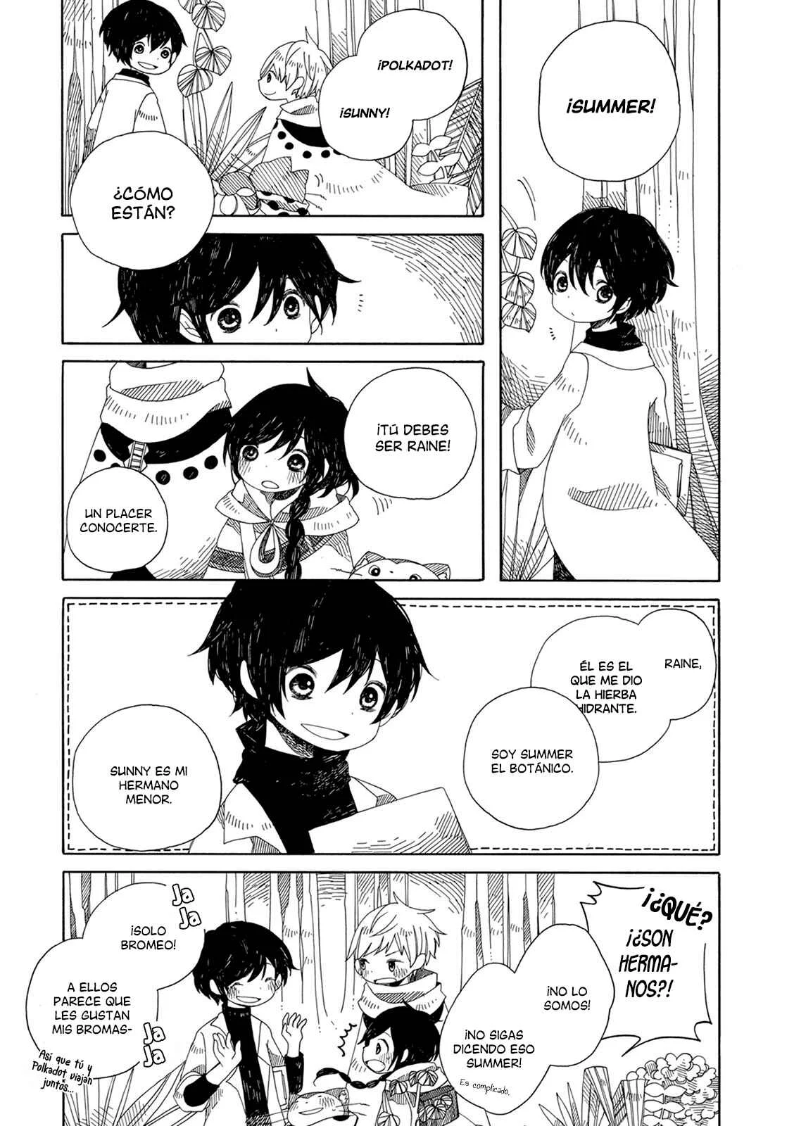 Ame to Hare no Kaze no Tabi Capítulo 4: El reino del bosque El Jardín del Titán - Page 5