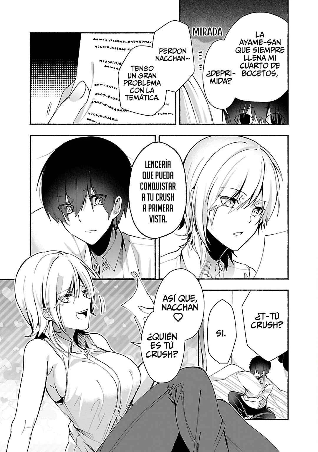 Ano Ko no Oppai kara Dounimo Me ga Hanasenai Anthology Comic Capítulo 2: Lanzando lencería - Page 8