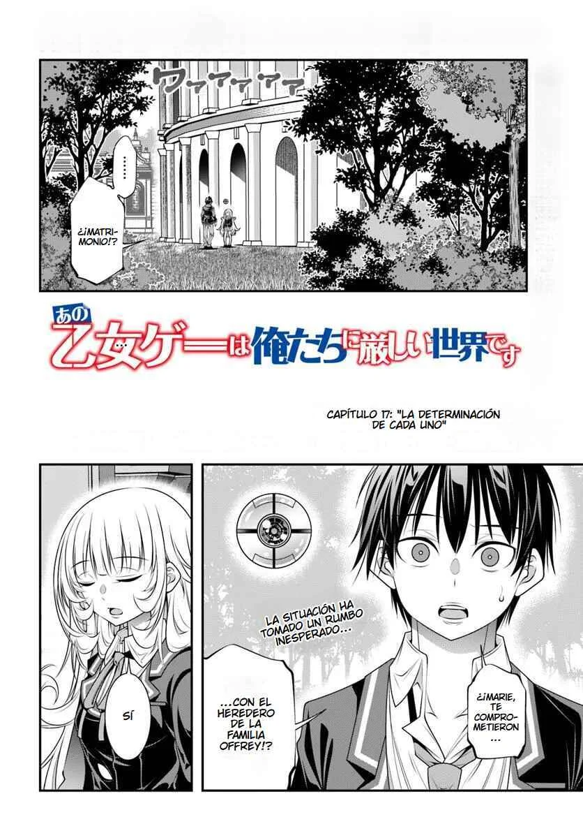 Ano Otome Game wa Oretachi ni Kibishii Sekai desu Capítulo 17: La Determinación de Cada Uno - Page 2