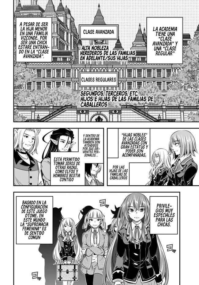 Ano Otome Game wa Oretachi ni Kibishii Sekai desu Capítulo 2: Reencarnado (Personaje de Fondo) - Page 4