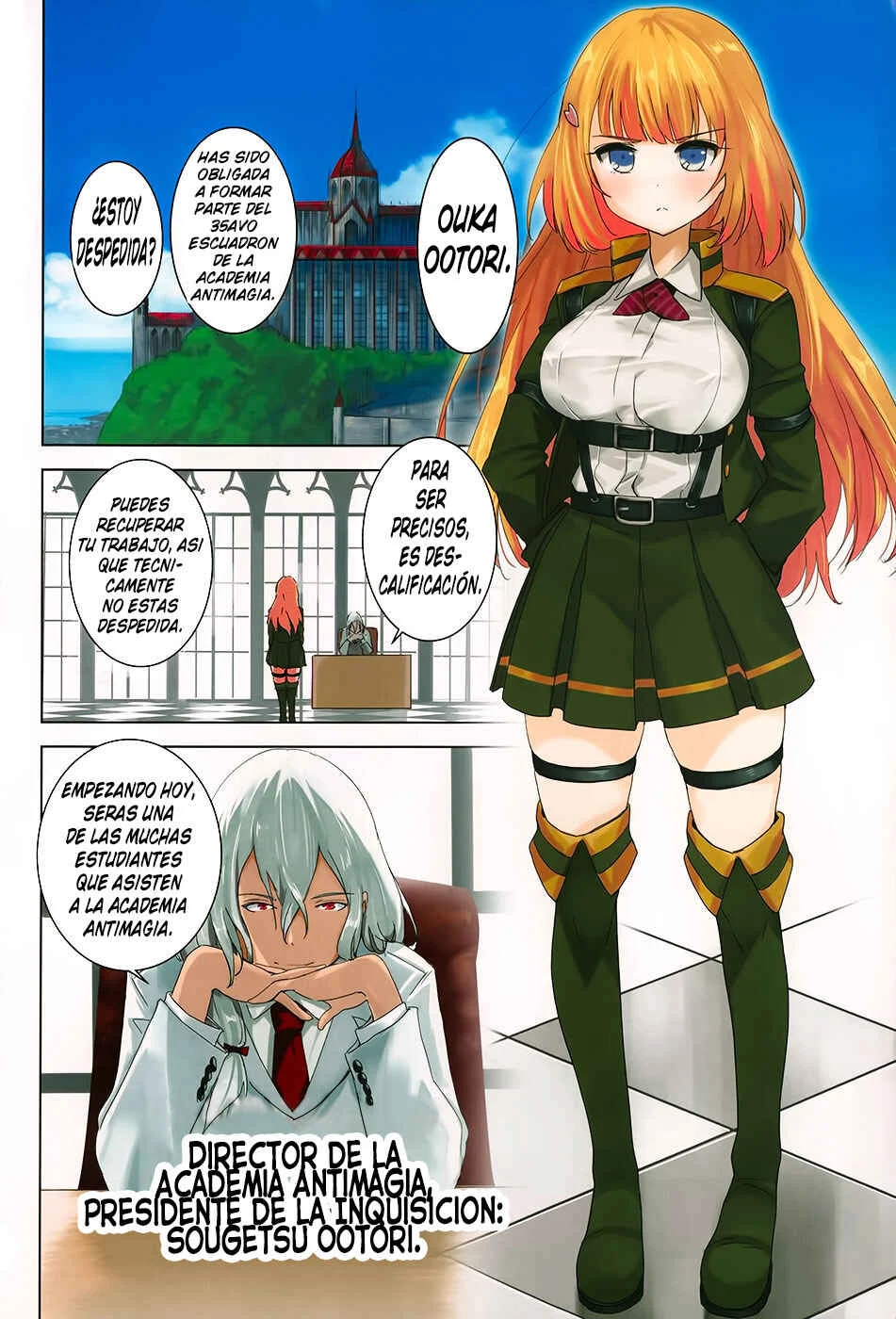 Anti-Magic Academy "The 35th Test Platoon" Capítulo 1: Chicos problemáticos, en formación - Page 4