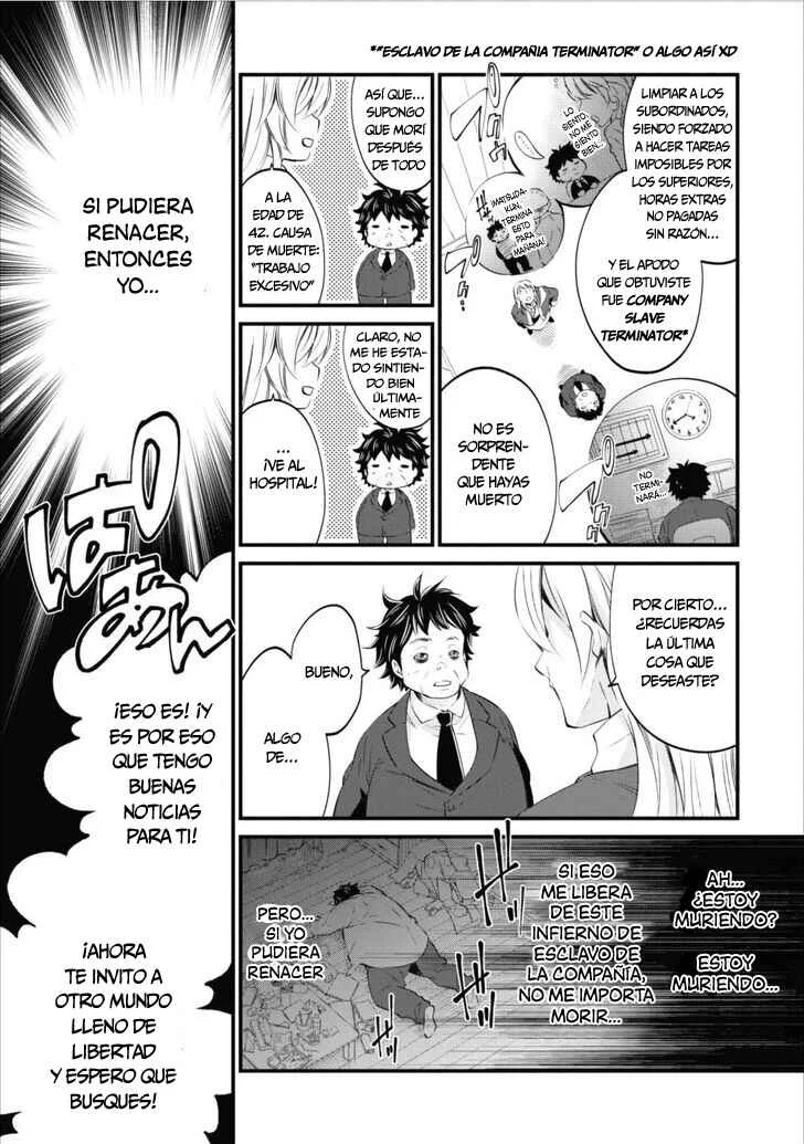 Arafoo Shachiku no Golem Master Capítulo 1: Y el esclavo de la compañía es reencarnado - Page 5