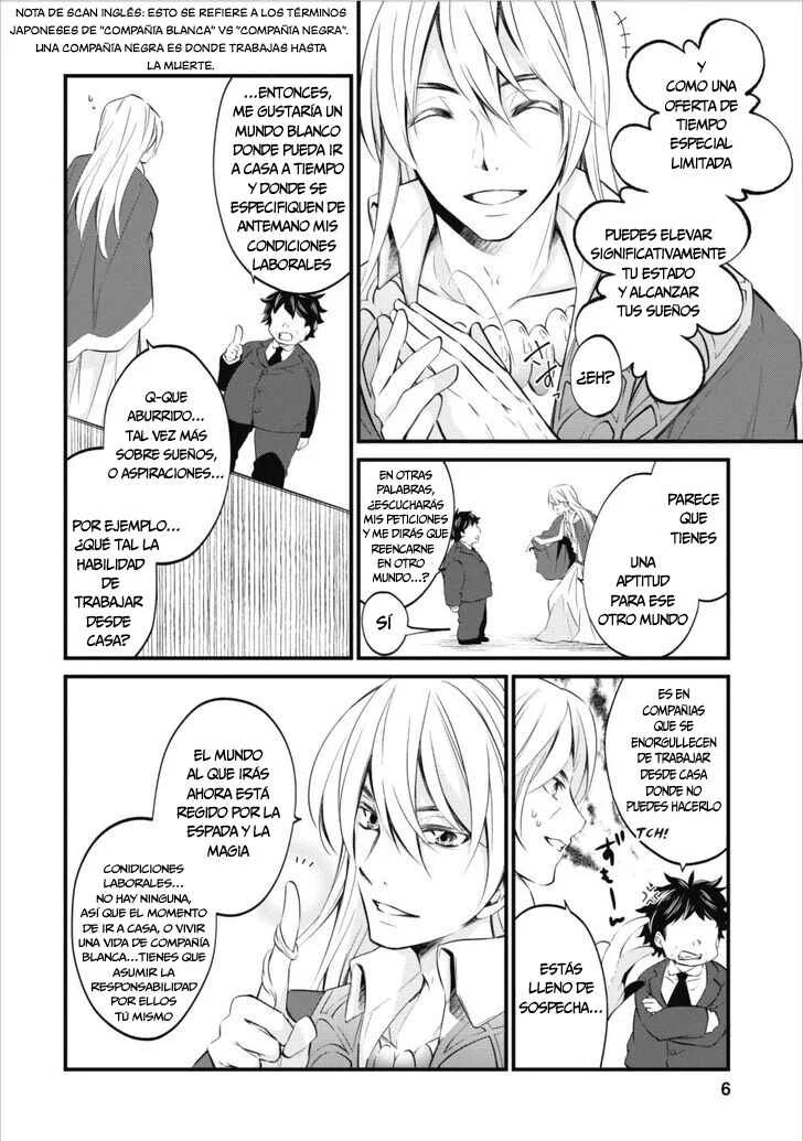 Arafoo Shachiku no Golem Master Capítulo 1: Y el esclavo de la compañía es reencarnado - Page 6