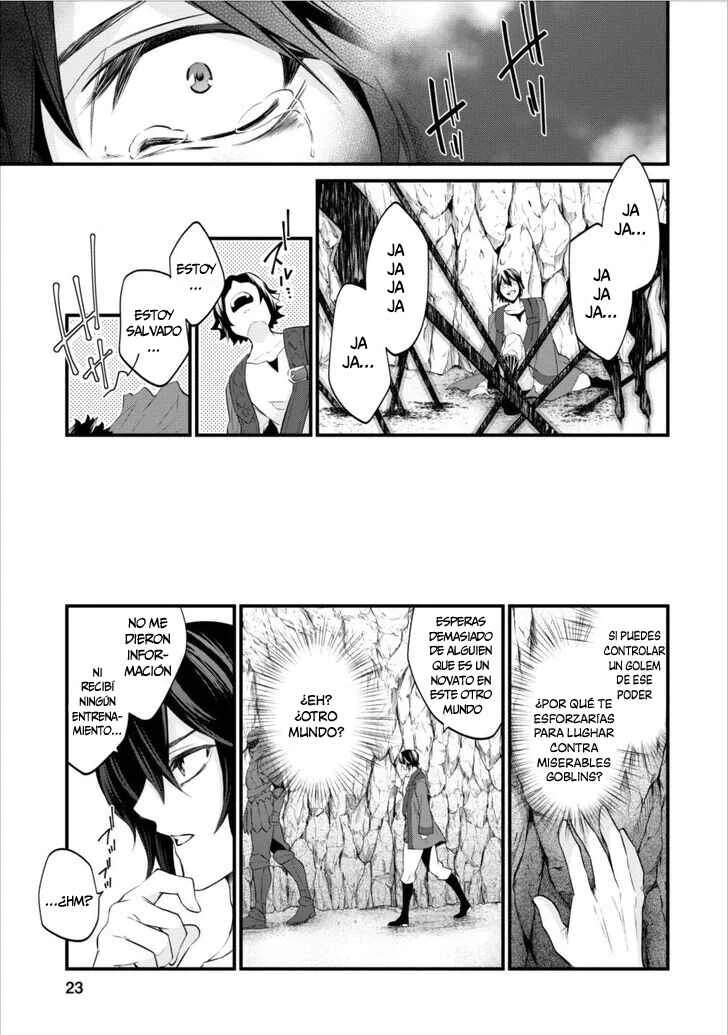 Arafoo Shachiku no Golem Master Capítulo 1: Y el esclavo de la compañía es reencarnado - Page 23