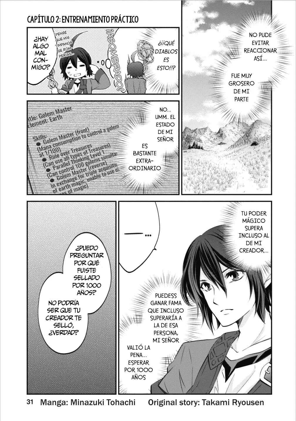 Arafoo Shachiku no Golem Master Capítulo 2: Entrenamiento Práctico - Page 2