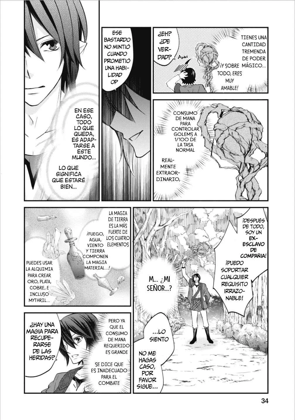 Arafoo Shachiku no Golem Master Capítulo 2: Entrenamiento Práctico - Page 5