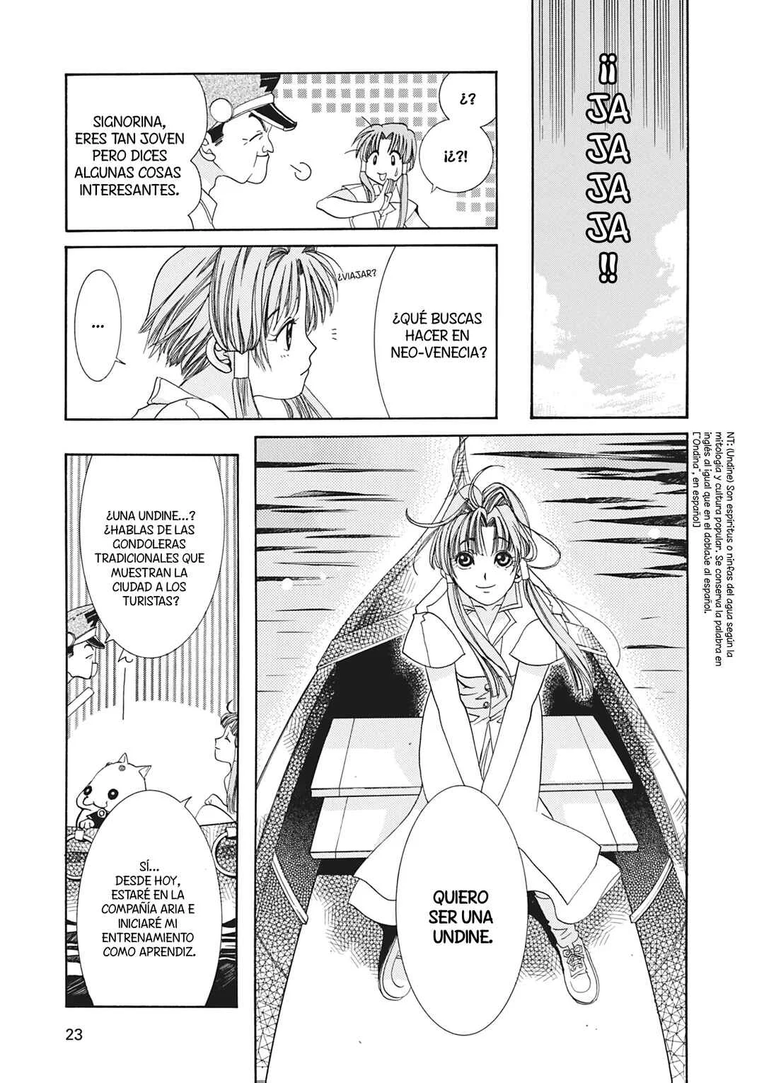 ARIA The MASTERPIECE Capítulo 1: El Planeta del Agua - Page 21