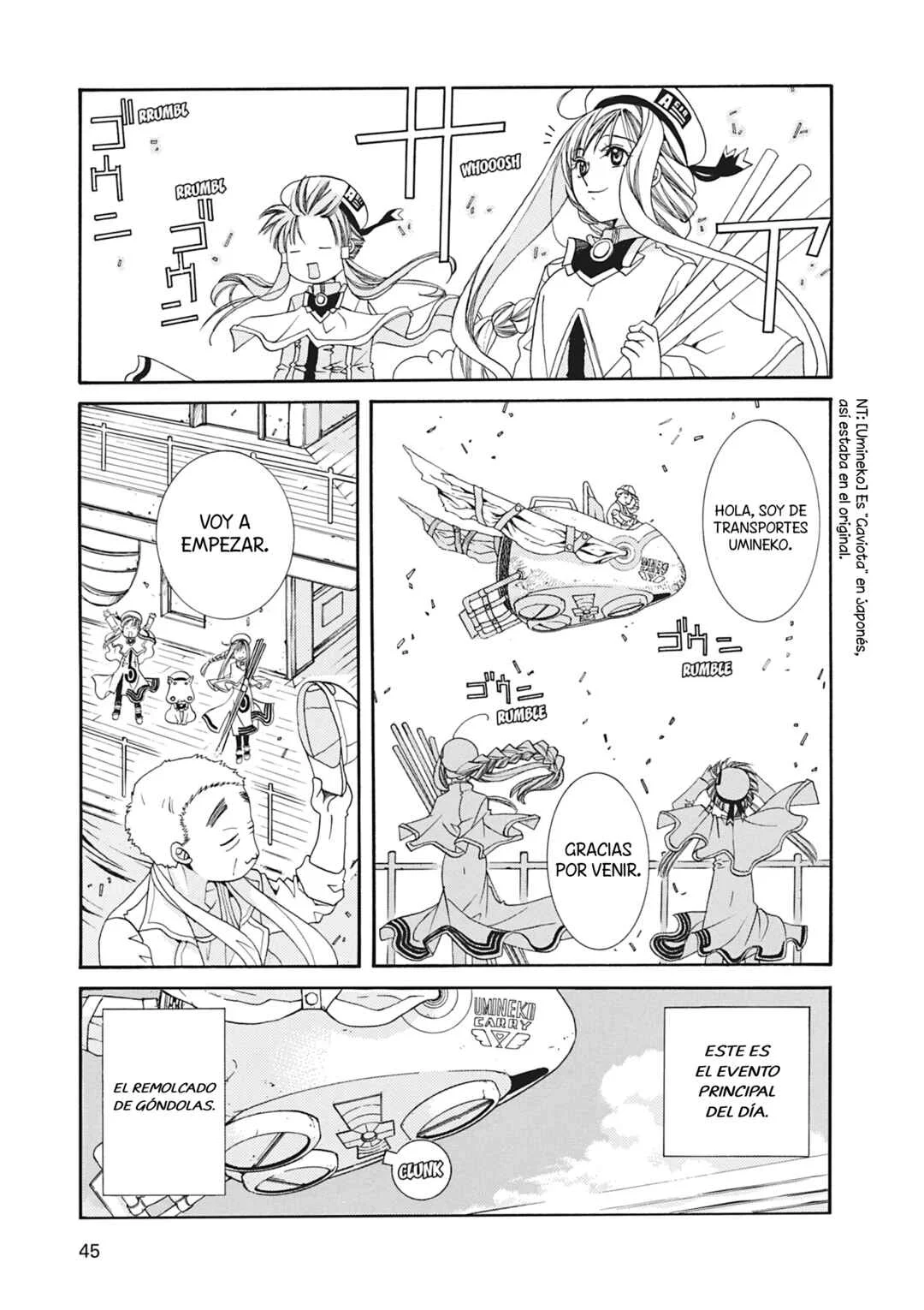ARIA The MASTERPIECE Capítulo 11: Remolque de Góndolas - Page 8
