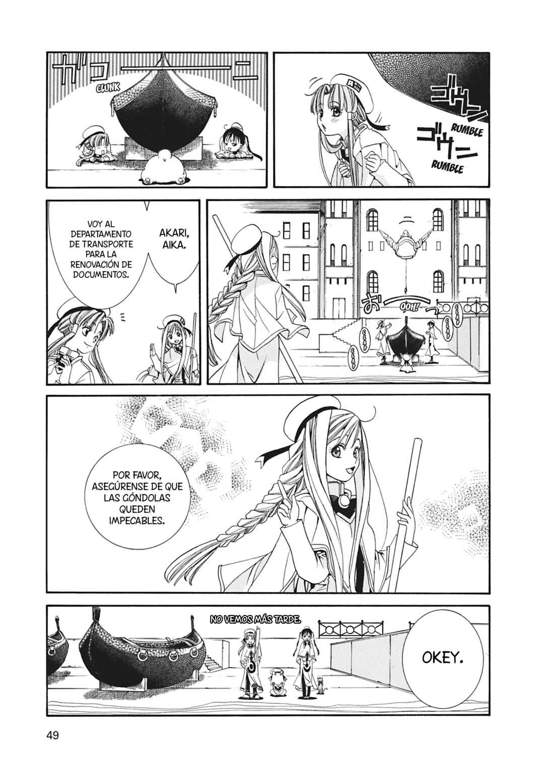 ARIA The MASTERPIECE Capítulo 11: Remolque de Góndolas - Page 12