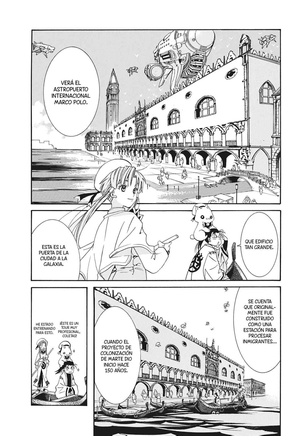 ARIA The MASTERPIECE Capítulo 13: El Puente de los Suspiros - Page 9