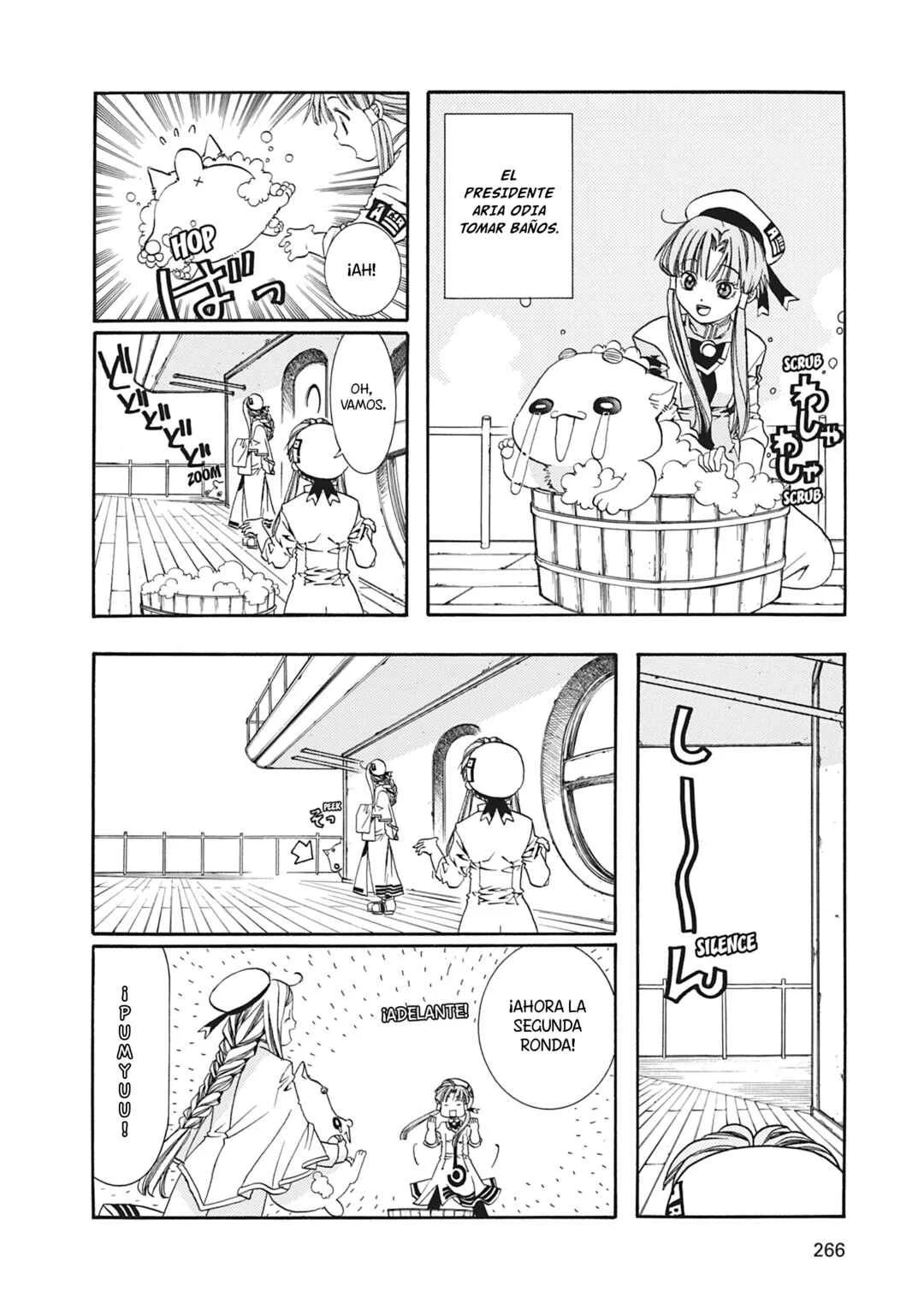 ARIA The MASTERPIECE Capítulo 17.5: Un Día en la Vida del Presidente - Page 4