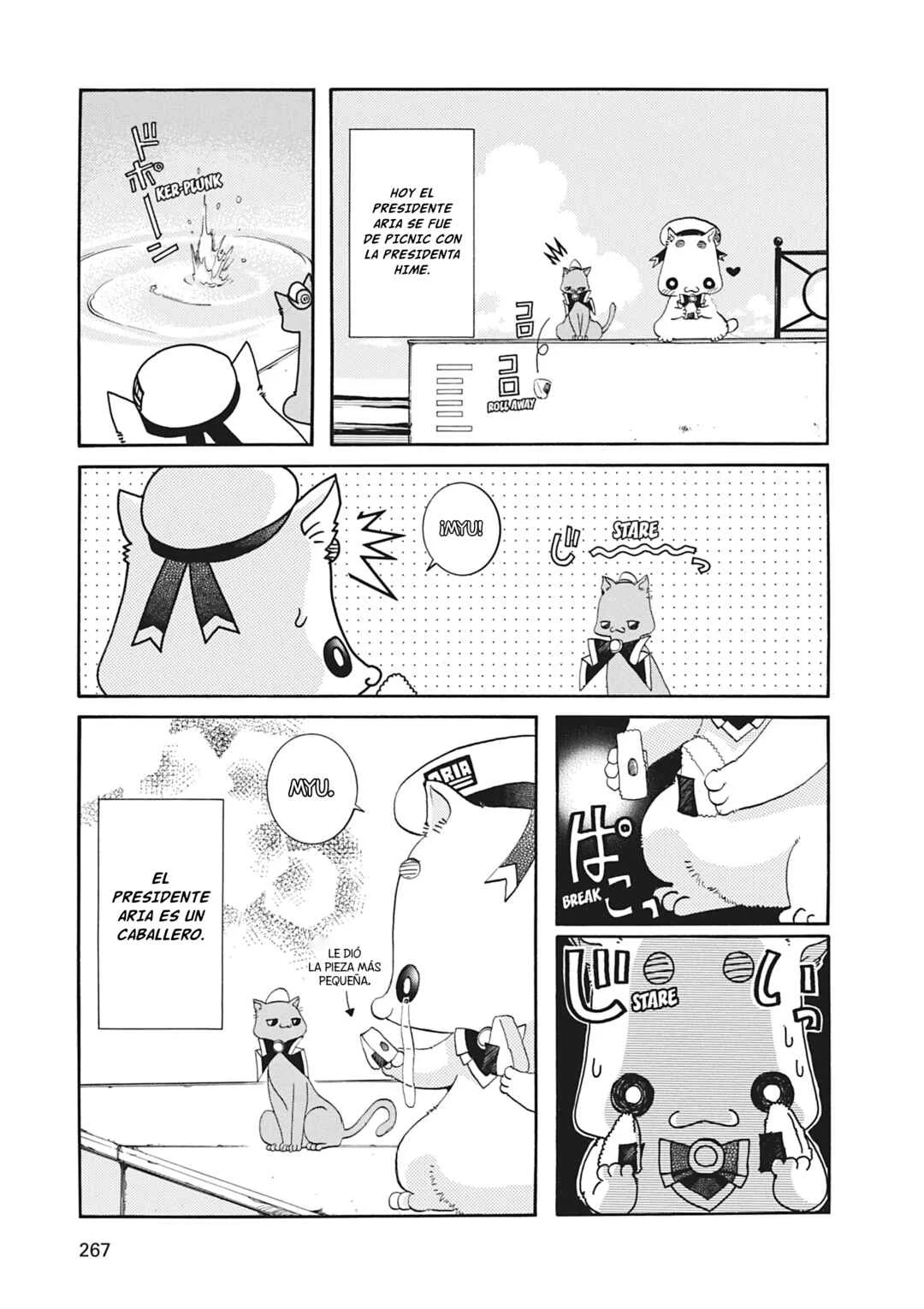 ARIA The MASTERPIECE Capítulo 17.5: Un Día en la Vida del Presidente - Page 5