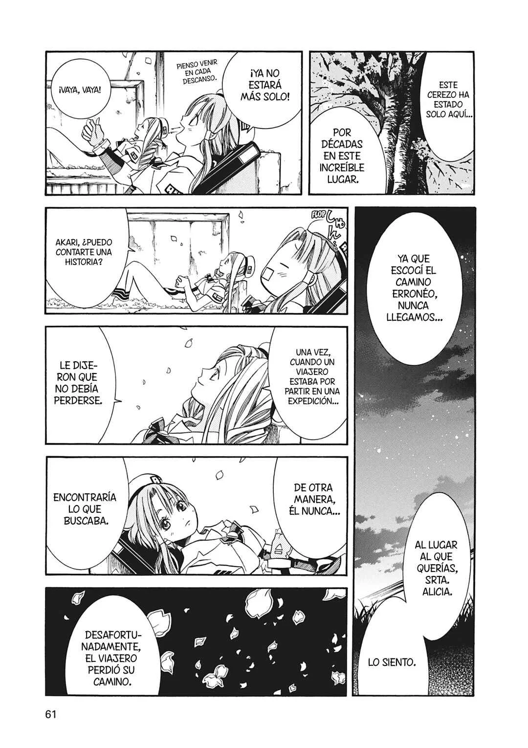 ARIA The MASTERPIECE Capítulo 22: Bajo los Cerezos en Flor - Page 22