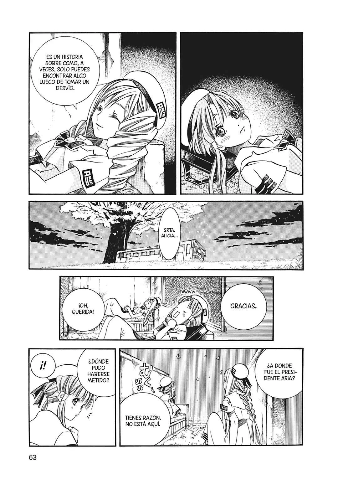 ARIA The MASTERPIECE Capítulo 22: Bajo los Cerezos en Flor - Page 24