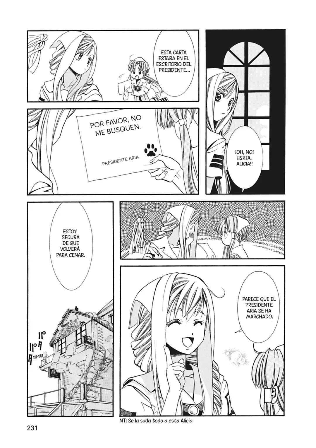 ARIA The MASTERPIECE Capítulo 7: Es Duro Ser Presidente - Page 9