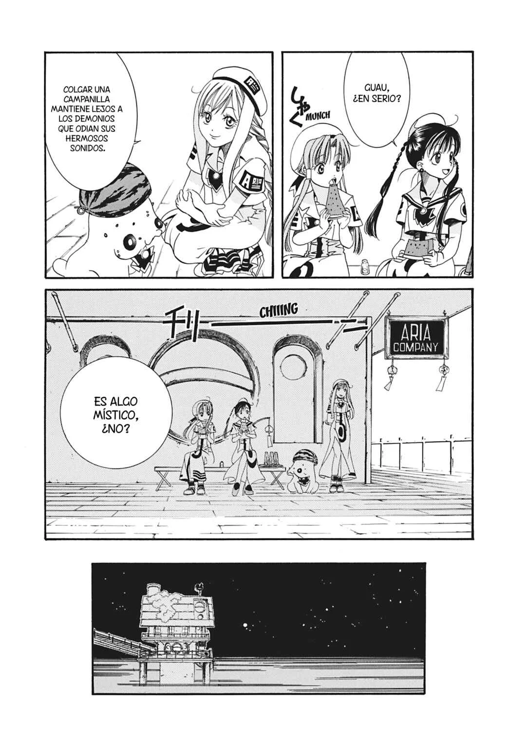 ARIA The MASTERPIECE Capítulo 8: Campanas de Luz Nocturna - Page 14