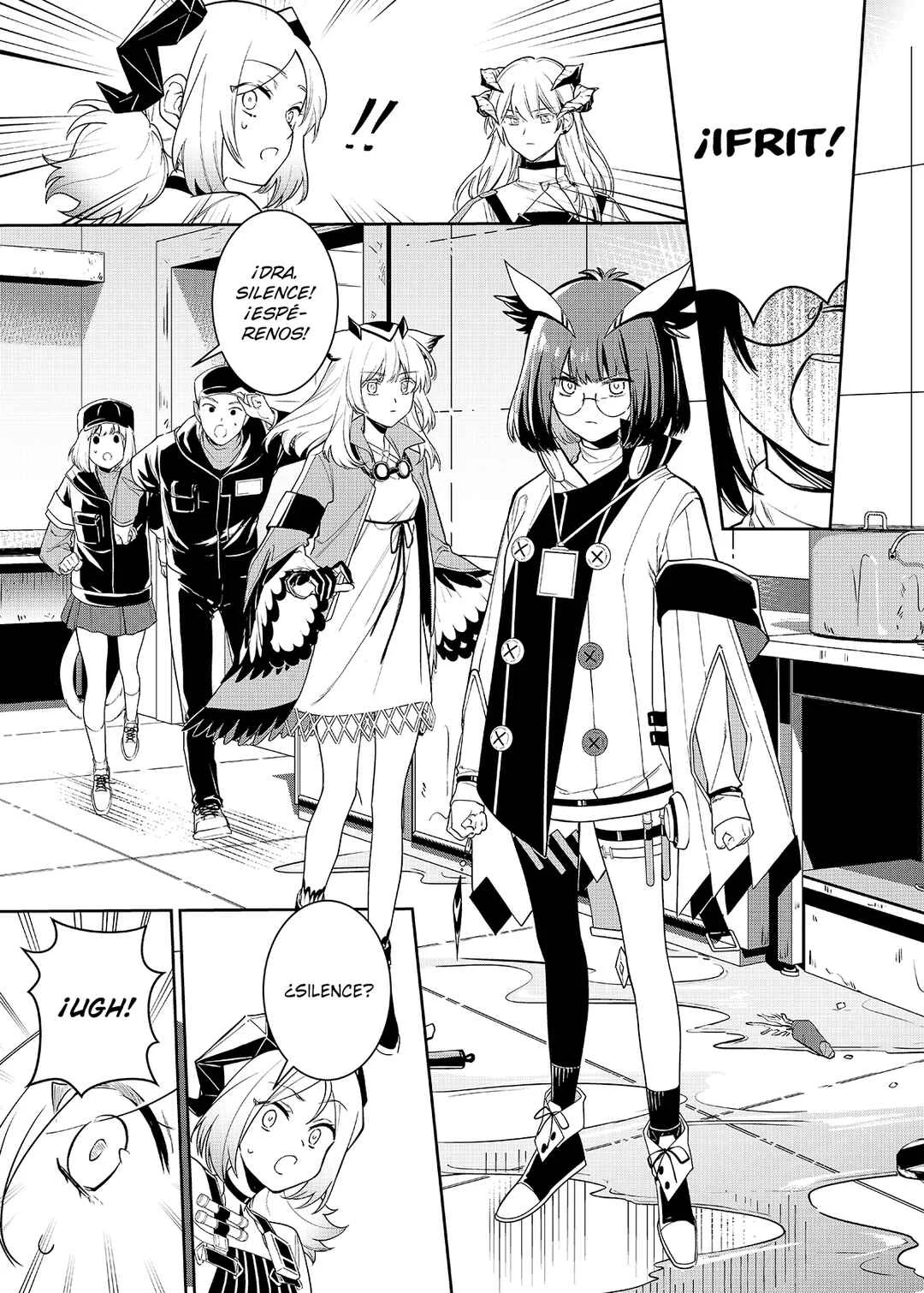Arknights: Rhodes Island's Records of Originium - Rhine Lab Capítulo 1: Un invitado no invitado - Page 38