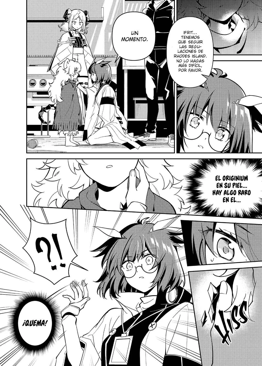 Arknights: Rhodes Island's Records of Originium - Rhine Lab Capítulo 1: Un invitado no invitado - Page 43