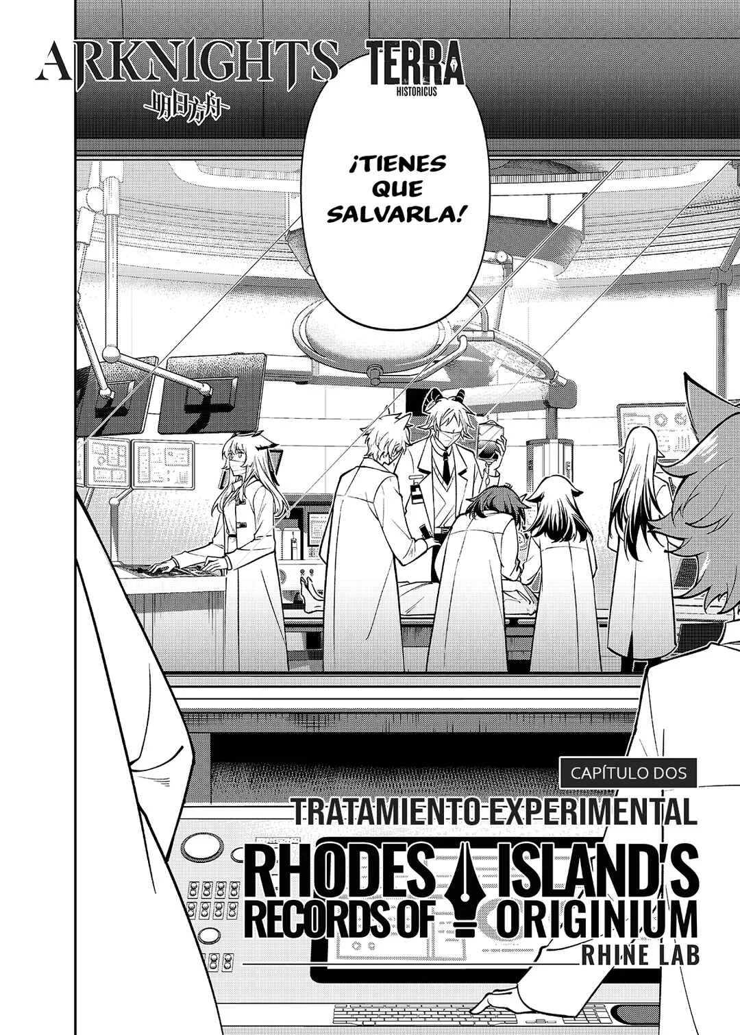 Arknights: Rhodes Island's Records of Originium - Rhine Lab Capítulo 2: Tratamiento experimental - Page 3