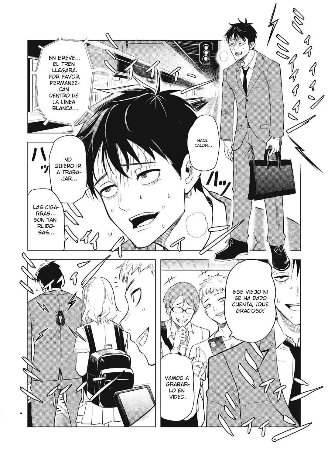 Asa no Tsuukin Densha de, Yatara to Hanashikakete Kuru Joshikousei. Capítulo 1 - Page 6