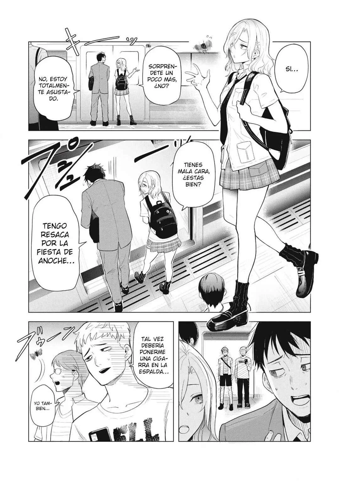Asa no Tsuukin Densha de, Yatara to Hanashikakete Kuru Joshikousei. Capítulo 1 - Page 9