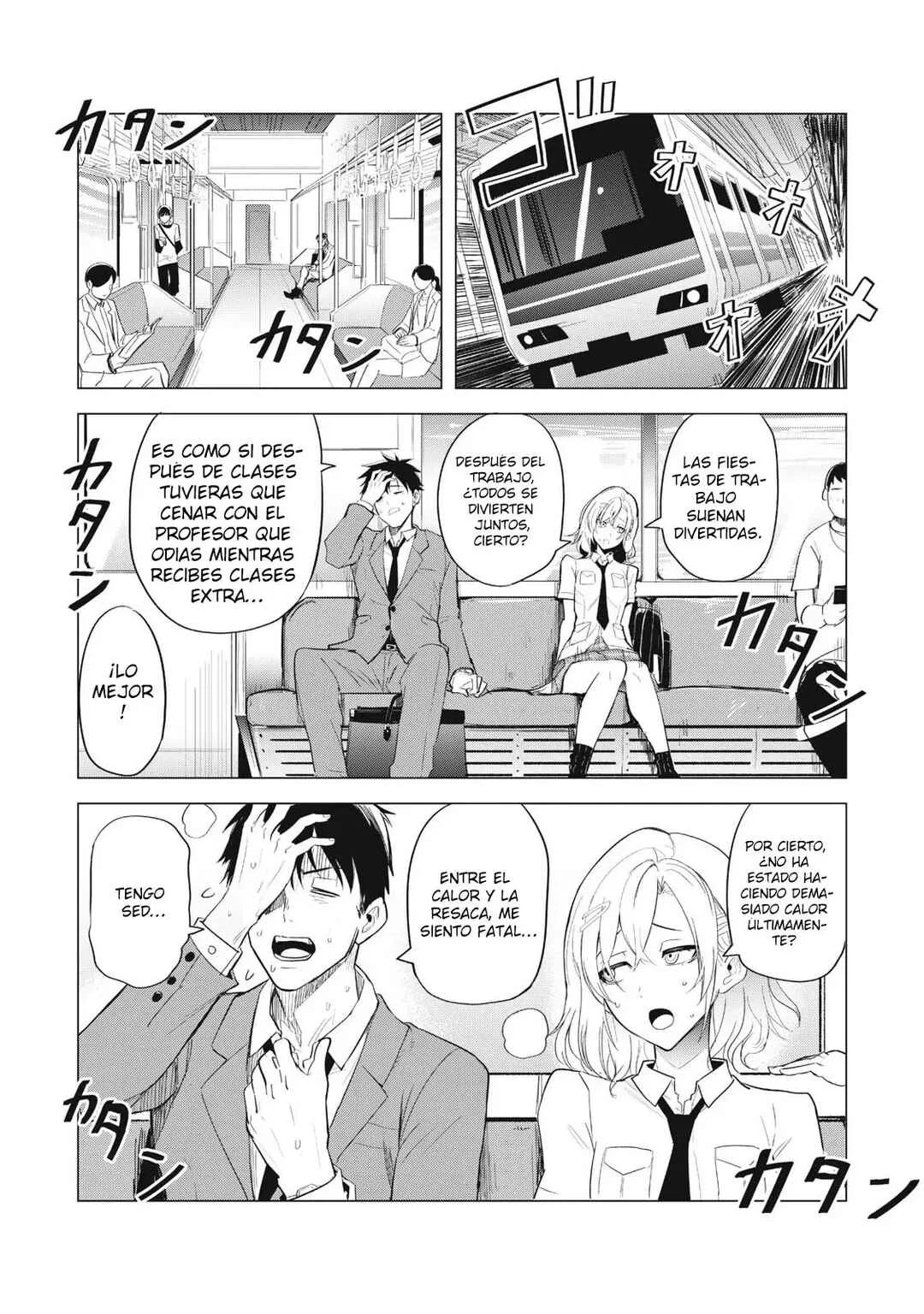 Asa no Tsuukin Densha de, Yatara to Hanashikakete Kuru Joshikousei. Capítulo 1 - Page 10