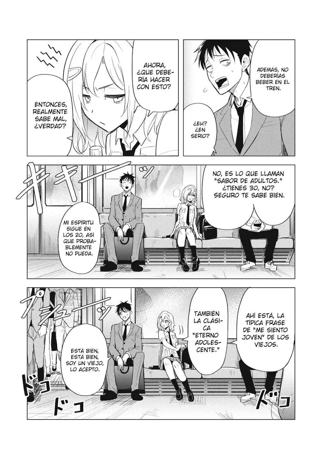 Asa no Tsuukin Densha de, Yatara to Hanashikakete Kuru Joshikousei. Capítulo 1 - Page 13