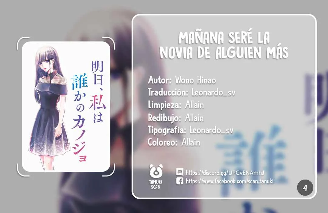 Ashita, Watashi wa Dareka no Kanojo Capítulo 4: Matándome Suavemente 4 - Page 1