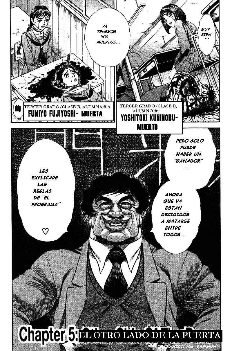 Battle Royale Capítulo 5: El Otro Lado de la Puerta - Page 1