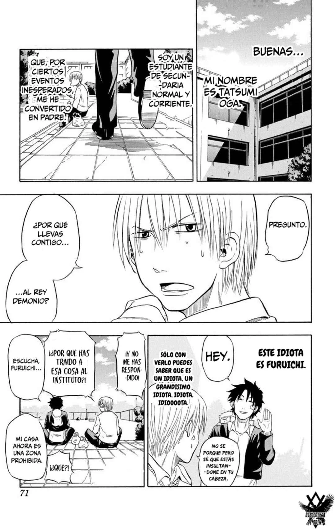 Beelzebub Capítulo 2: Babu2: Me convertí en líder de una pandilla con un bebé. - Page 9