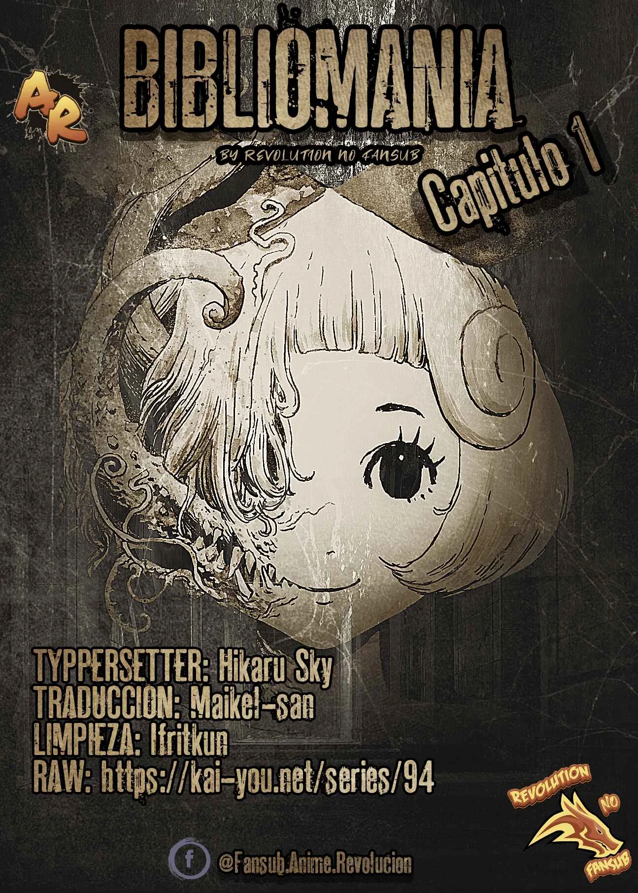 BIBLIOMANIA Capítulo 1: Alicia en Fantasmagoría - Page 1