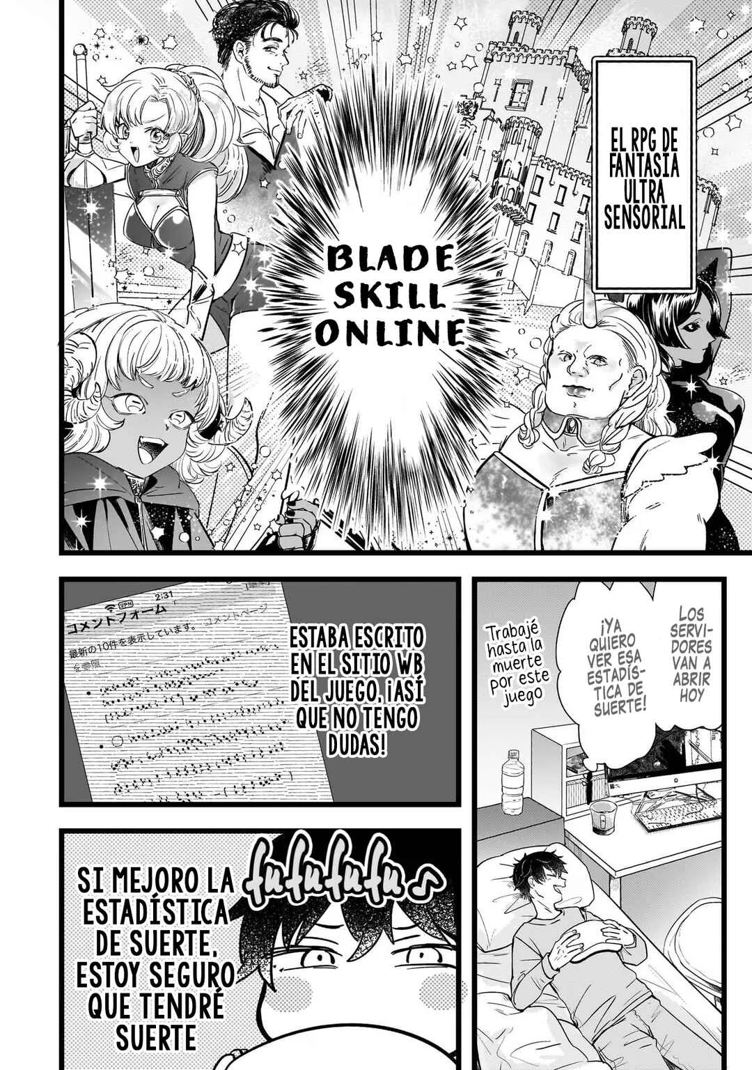 Blade Skill Online: Gomi Shokugyou de Saijaku Bukide Kuso Status no Ore, Itsunomanika "Last Boss" ni Nariagarimasu! Capítulo 1: Día de inicio - Page 13