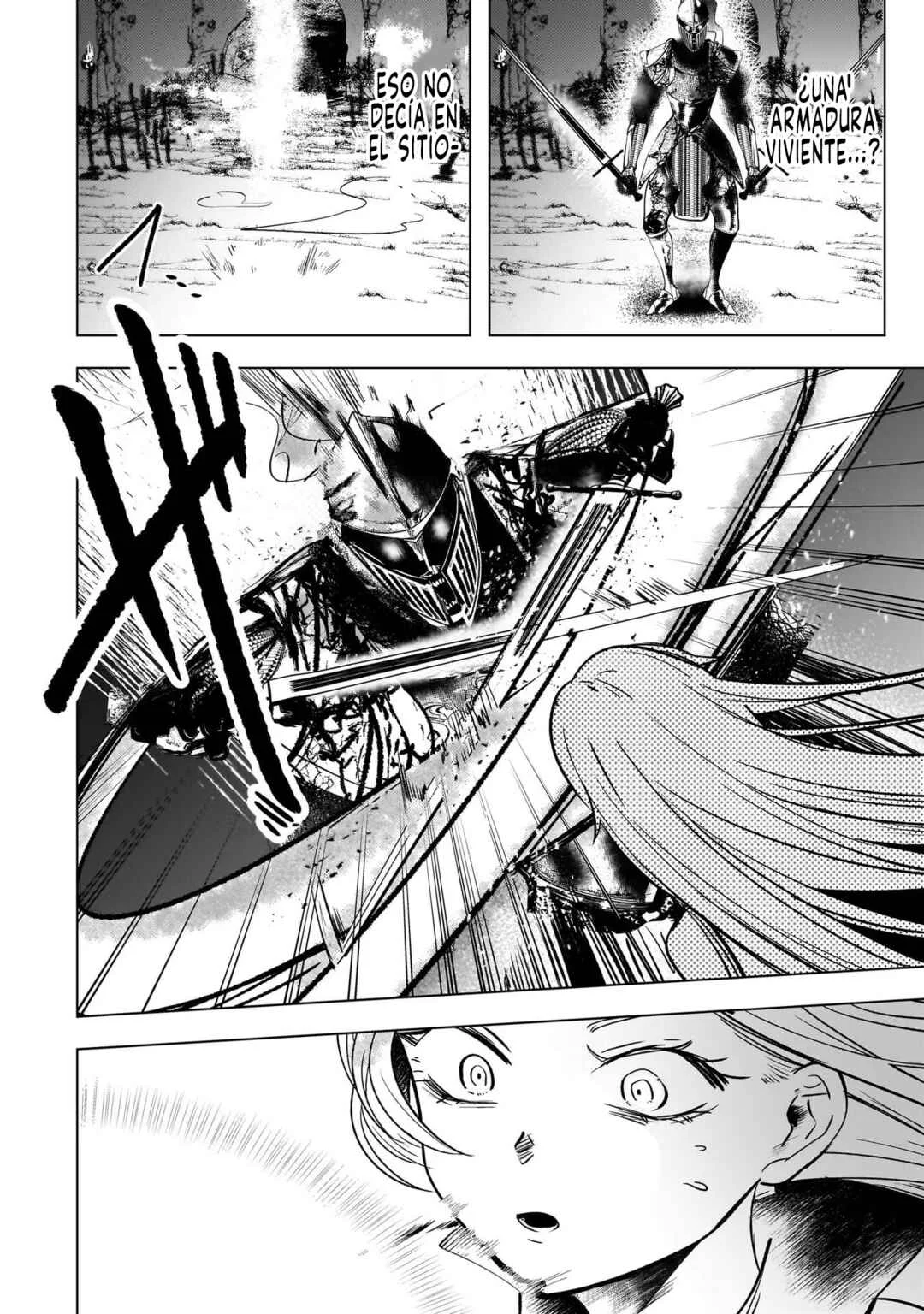 Blade Skill Online: Gomi Shokugyou de Saijaku Bukide Kuso Status no Ore, Itsunomanika "Last Boss" ni Nariagarimasu! Capítulo 5: ¡La batalla del siglo, Armadura Viviente V/s El Suertudo! - Page 6