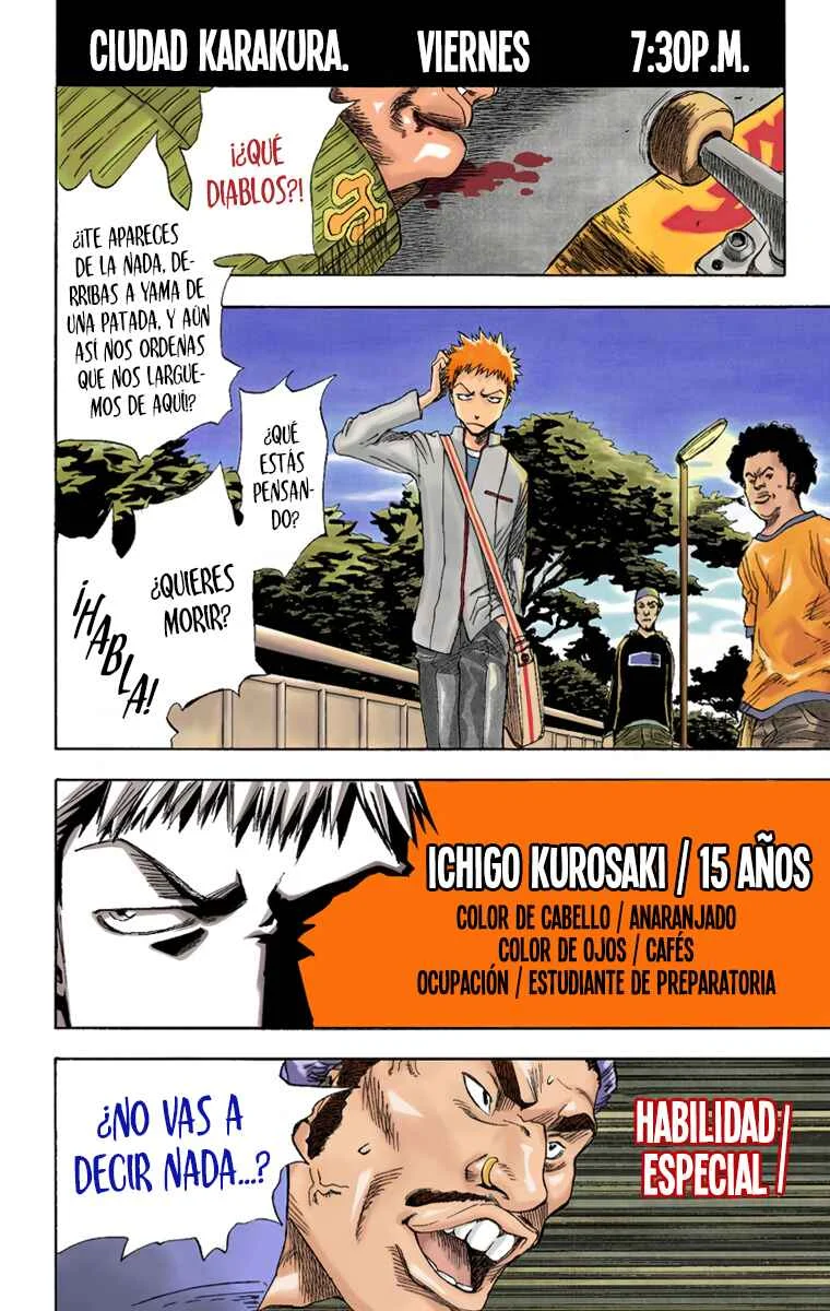 Bleach (Official Colored) Capítulo 1: La muerte y la fresa - Page 7