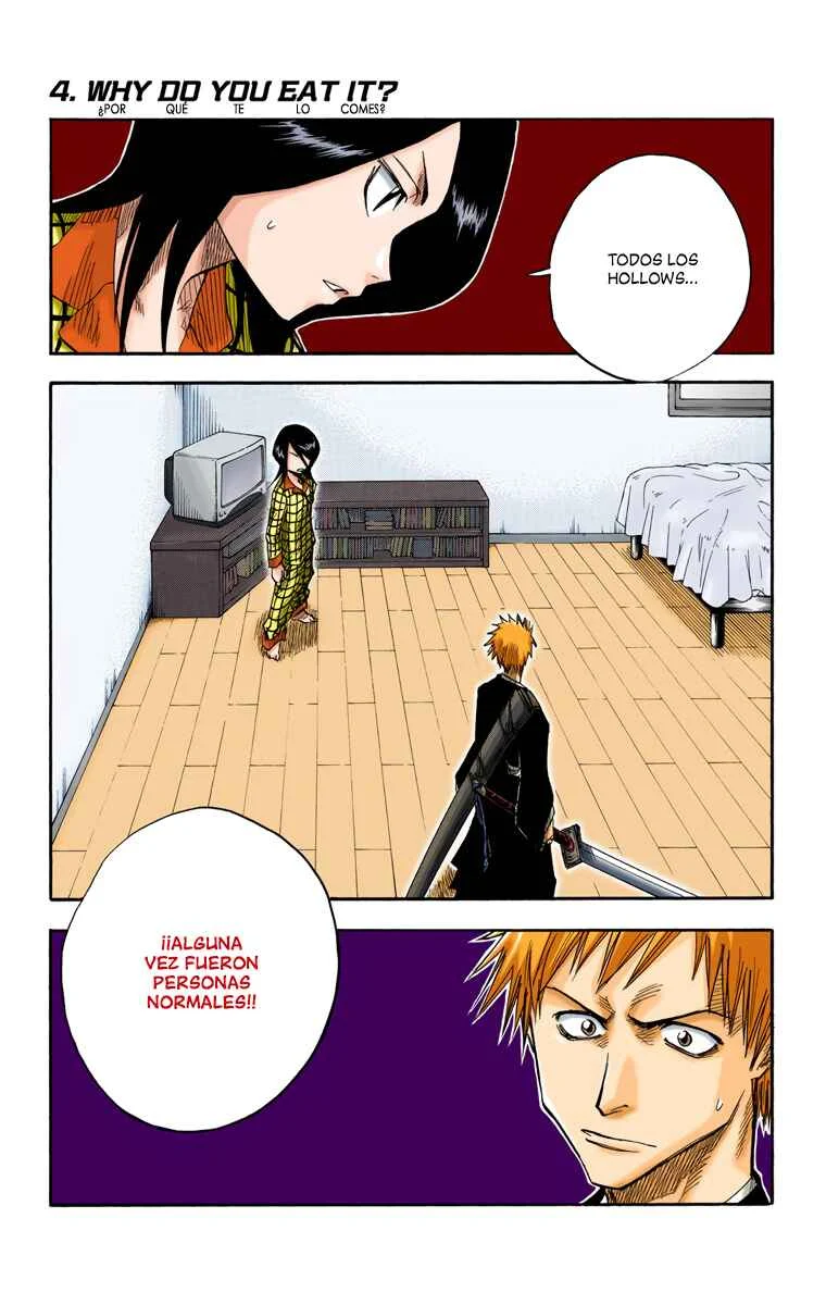 Bleach (Official Colored) Capítulo 4: ¿Por qué te lo comes? - Page 1