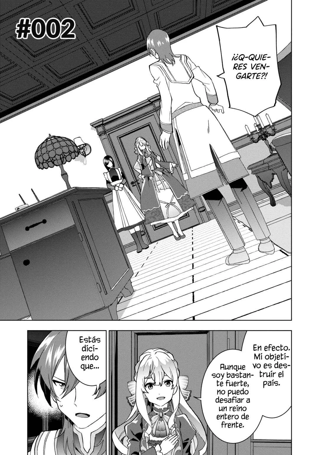 Buchigire Reijou wa Houfuku wo Chikaimashita. ~Madousho no Chikara de Sokoku wo Tataki Tsubushimasu~ Capítulo 2 - Page 2