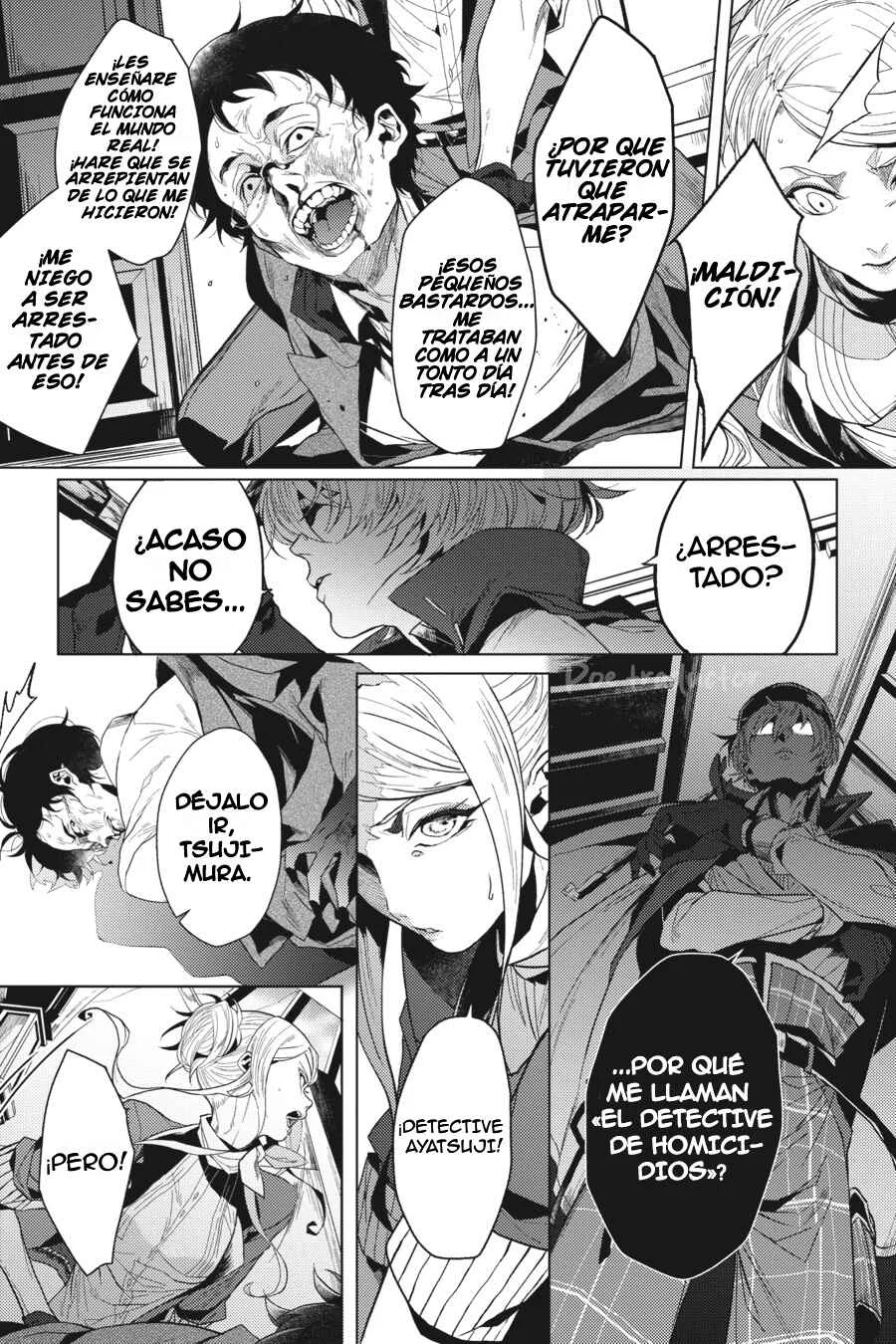 Bungo Stray Dogs Gaiden - Ayatsuji Yukito VS. Kyougoku Natsuhiko Capítulo 1: "La antigua catedral del barranco" - Page 16