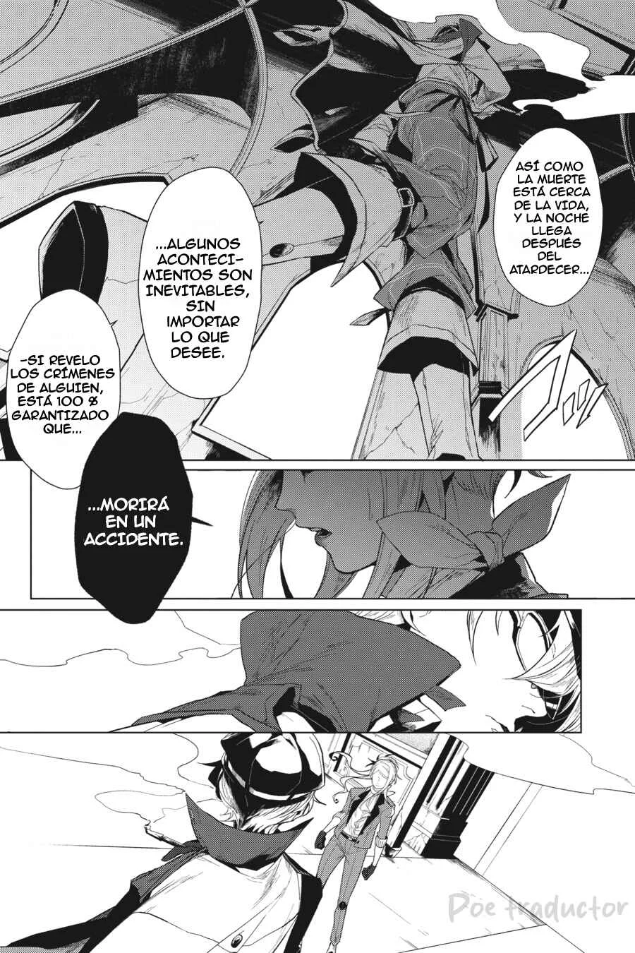 Bungo Stray Dogs Gaiden - Ayatsuji Yukito VS. Kyougoku Natsuhiko Capítulo 1: "La antigua catedral del barranco" - Page 22