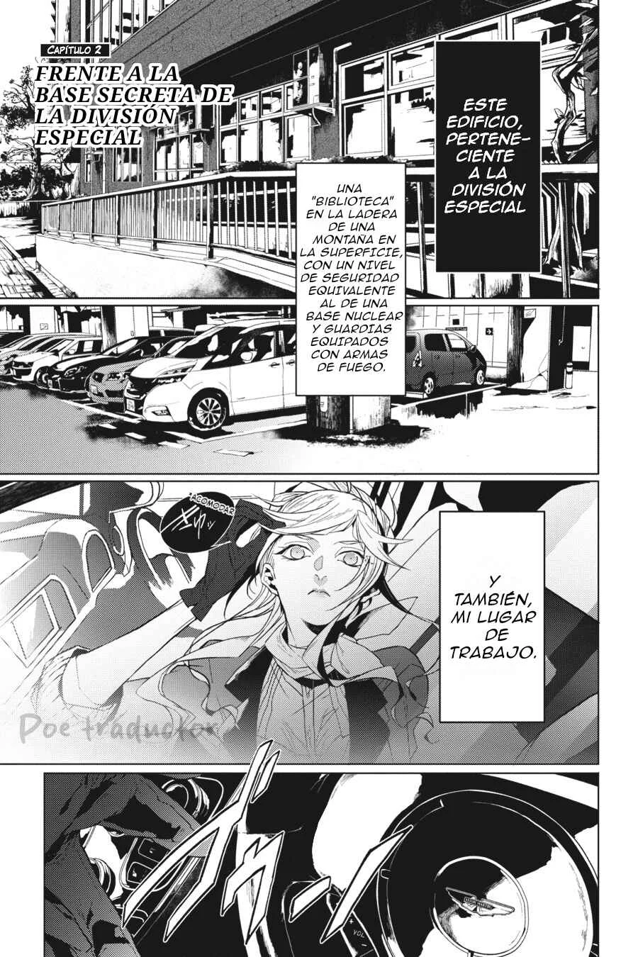 Bungo Stray Dogs Gaiden - Ayatsuji Yukito VS. Kyougoku Natsuhiko Capítulo 2: "Frente a la base secreta de la división especial (Mañana/soleado)" - Page 4