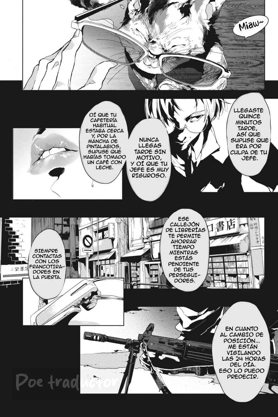 Bungo Stray Dogs Gaiden - Ayatsuji Yukito VS. Kyougoku Natsuhiko Capítulo 2: "Frente a la base secreta de la división especial (Mañana/soleado)" - Page 19