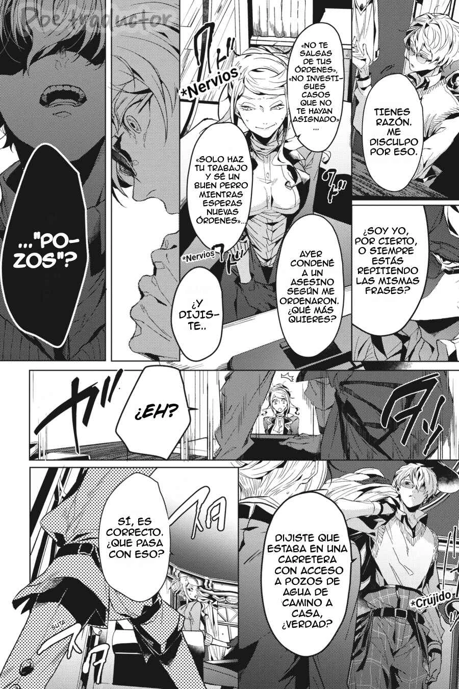 Bungo Stray Dogs Gaiden - Ayatsuji Yukito VS. Kyougoku Natsuhiko Capítulo 2: "Frente a la base secreta de la división especial (Mañana/soleado)" - Page 27