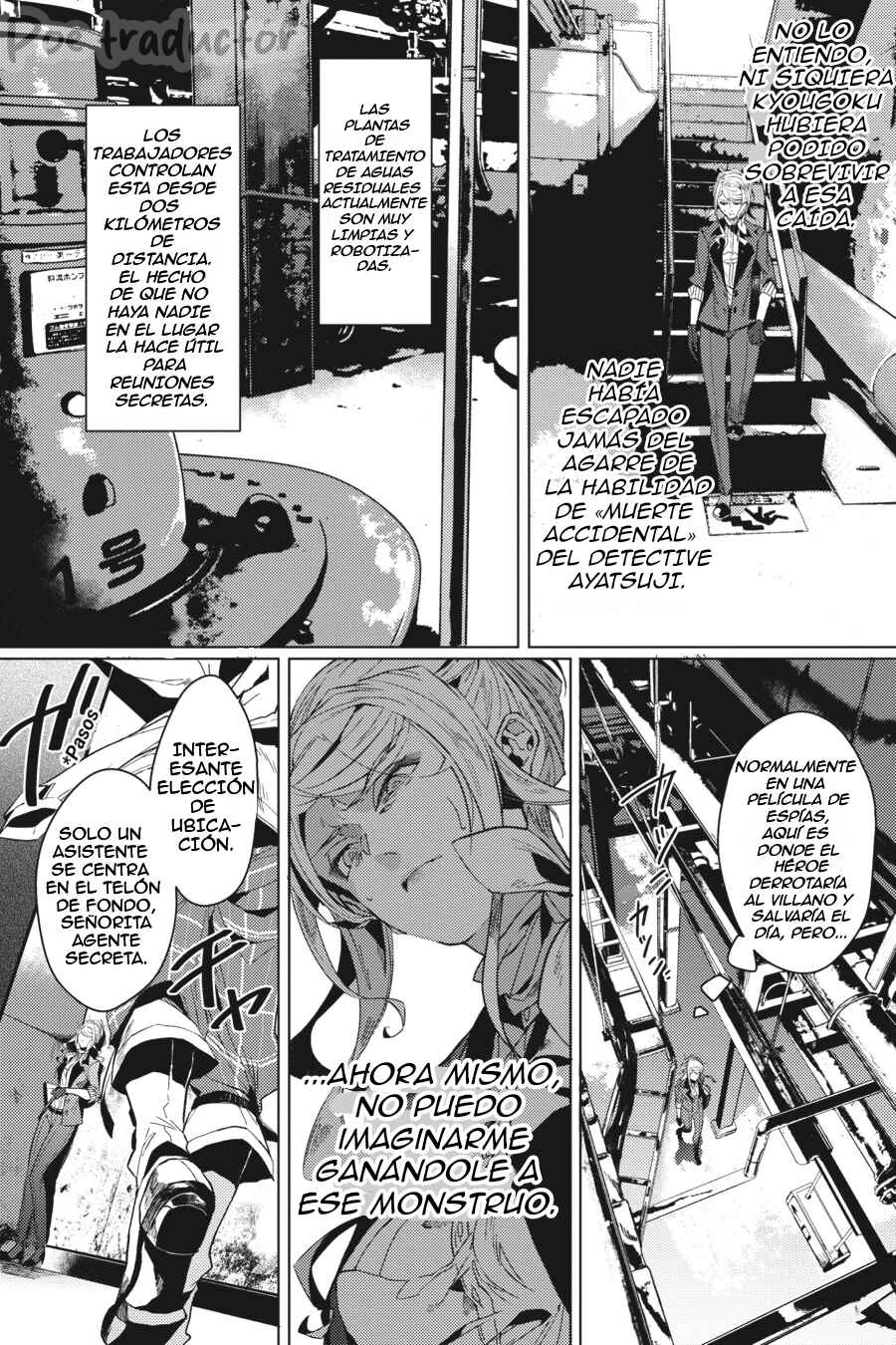Bungo Stray Dogs Gaiden - Ayatsuji Yukito VS. Kyougoku Natsuhiko Capítulo 3.2: "Pantano (Tarde/Nublado) Pt2" - Page 4