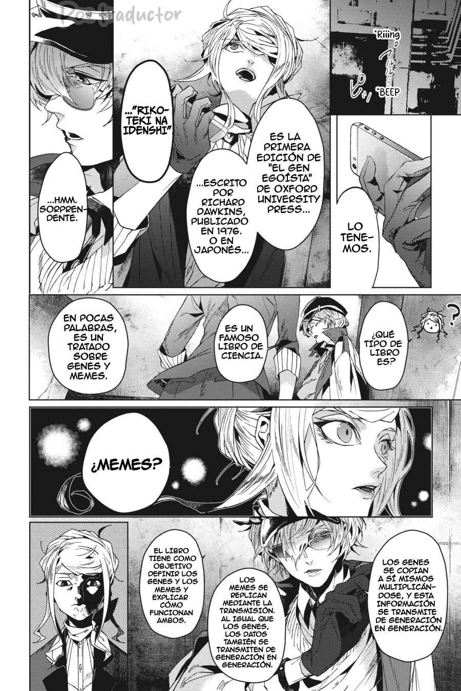 Bungo Stray Dogs Gaiden - Ayatsuji Yukito VS. Kyougoku Natsuhiko Capítulo 3.2: "Pantano (Tarde/Nublado) Pt2" - Page 8