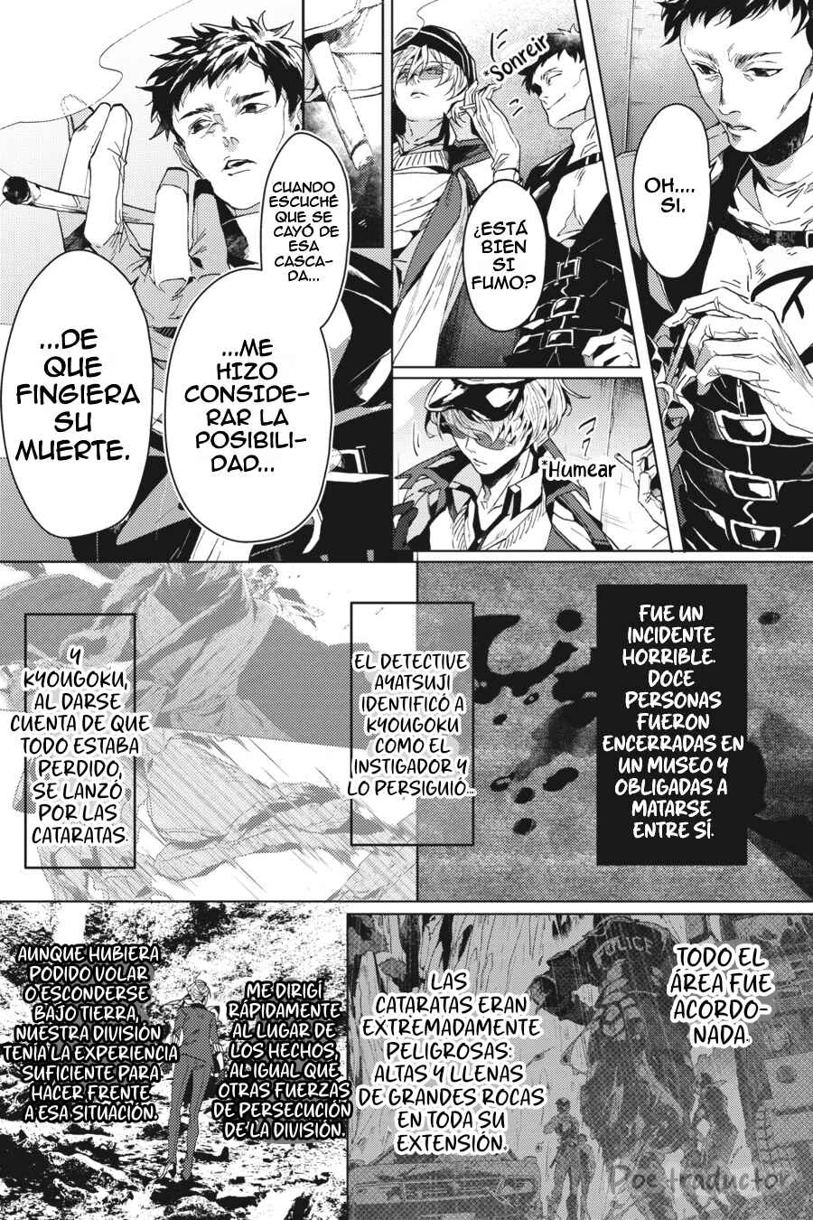 Bungo Stray Dogs Gaiden - Ayatsuji Yukito VS. Kyougoku Natsuhiko Capítulo 3.2: "Pantano (Tarde/Nublado) Pt2" - Page 12