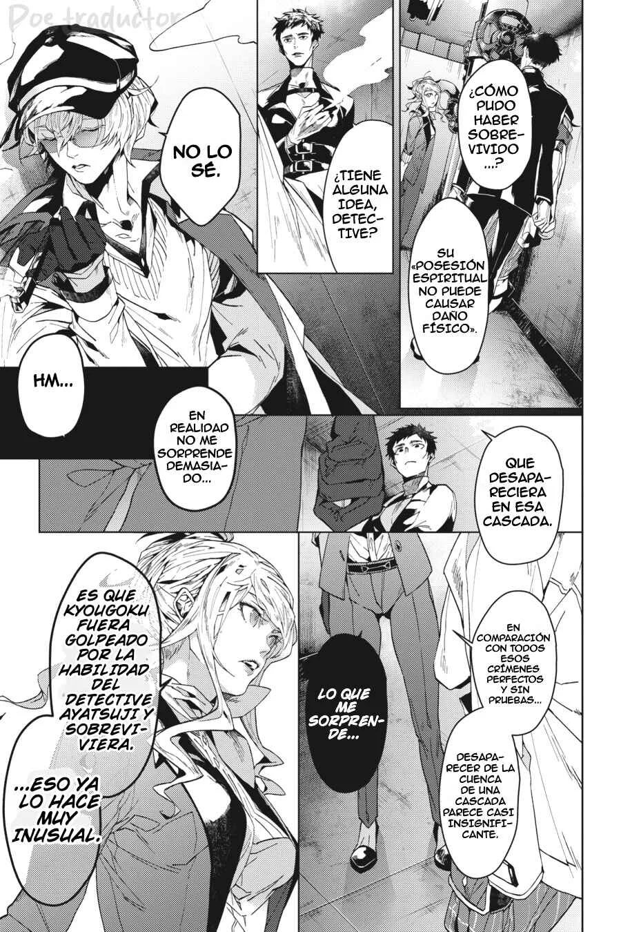 Bungo Stray Dogs Gaiden - Ayatsuji Yukito VS. Kyougoku Natsuhiko Capítulo 3.2: "Pantano (Tarde/Nublado) Pt2" - Page 13