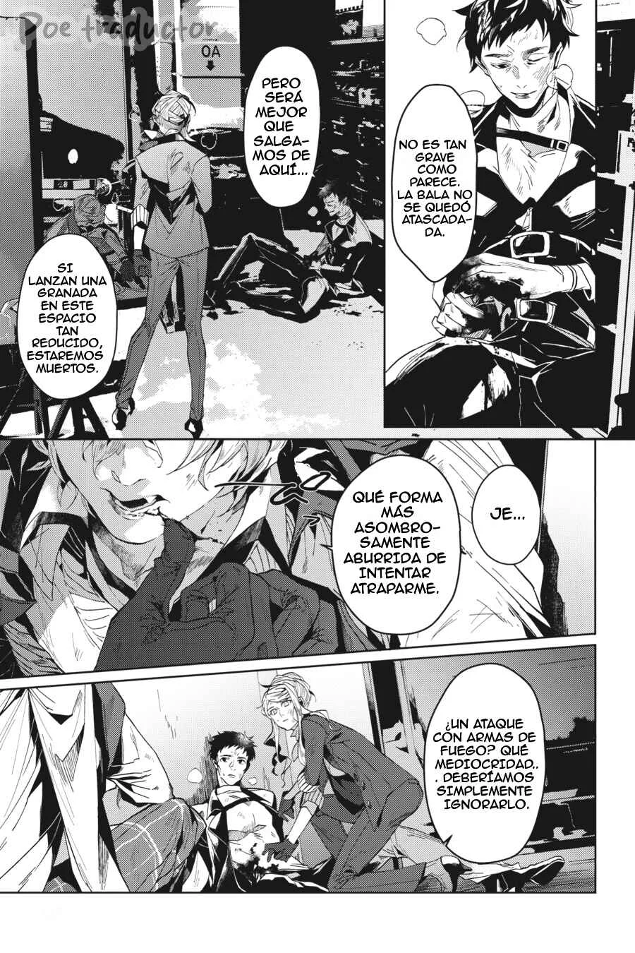 Bungo Stray Dogs Gaiden - Ayatsuji Yukito VS. Kyougoku Natsuhiko Capítulo 3.2: "Pantano (Tarde/Nublado) Pt2" - Page 23