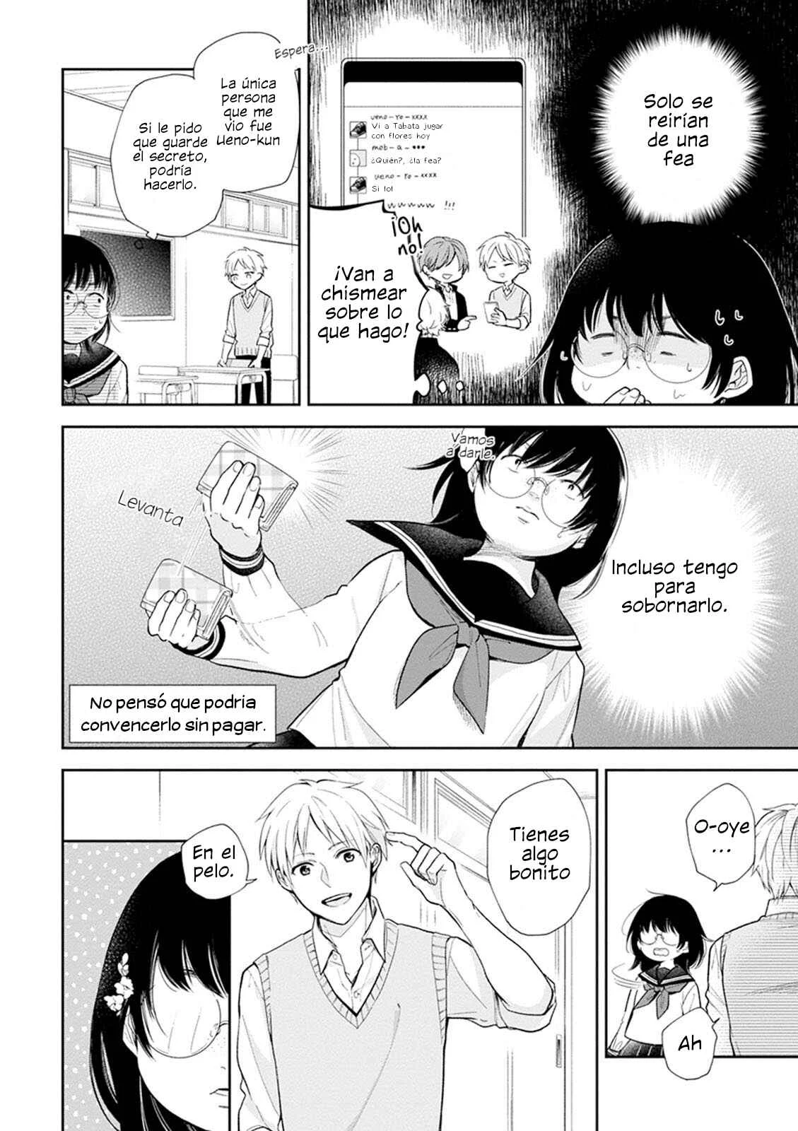 Busu ni Hanataba o. Capítulo 1: La Fea y el Riajuu - Page 9