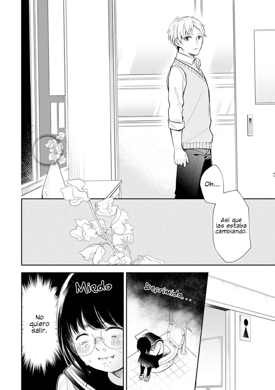 Busu ni Hanataba o. Capítulo 1: La Fea y el Riajuu - Page 11