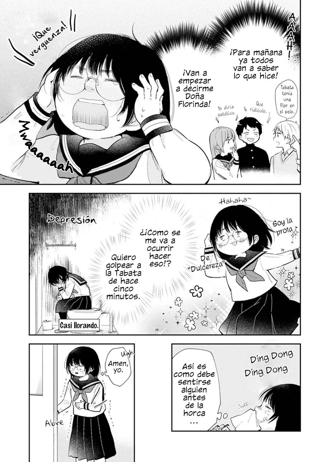 Busu ni Hanataba o. Capítulo 1: La Fea y el Riajuu - Page 12